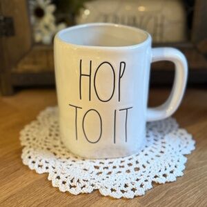 Rae Dunn Hop To It Mug